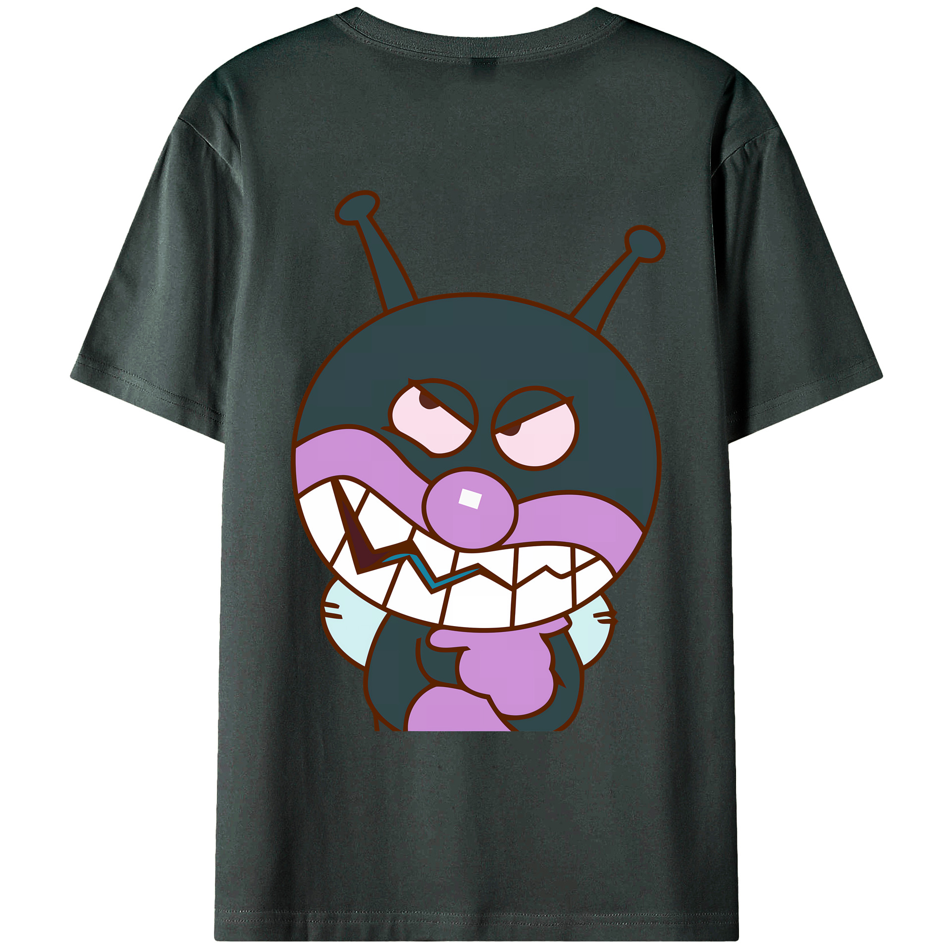 （画像用） アンパンマン Anpanman 綿100％ メンズ半袖Tシャツ（バックプリント） 通気性